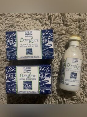 Elariia San Pellegrino Double Latte Rich Body Cream & Moisturizing Shower & Bath